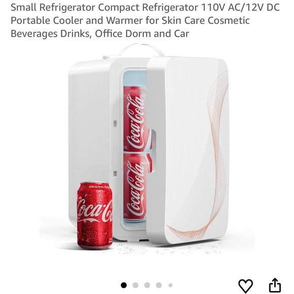 Suavo 6L Mini Fridge White - Picture 3 of 3